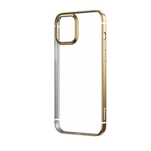 Kup Etui transparent Baseus Shining Case Apple iPhone 12/12 Pro (auriu) - BSU1910GLD - {ean13} - Sklep Home Screen