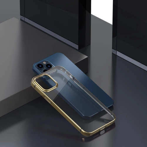 Kup Etui transparent Baseus Shining Case Apple iPhone 12/12 Pro (auriu) - BSU1910GLD - {ean13} - Sklep Home Screen