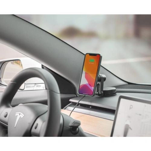 Kup Magnetický držák do auta s bezdrátovým nabíjením Moshi SnapTo Universal Car Mount with Wireless Charging (Black) - MOSH128BLK - {ean13} - Sklep Home Screen