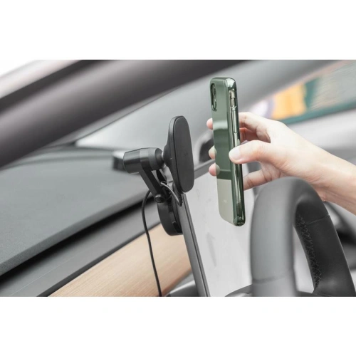 Kup Magnetický držák do auta s bezdrátovým nabíjením Moshi SnapTo Universal Car Mount with Wireless Charging (Black) - MOSH128BLK - {ean13} - Sklep Home Screen