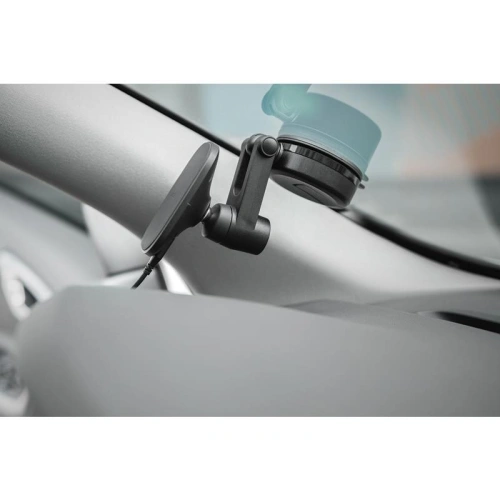 Kup Magnetický držák do auta s bezdrátovým nabíjením Moshi SnapTo Universal Car Mount with Wireless Charging (Black) - MOSH128BLK - {ean13} - Sklep Home Screen