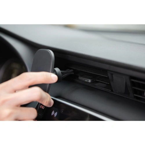 Kup Magnetický držák do auta s bezdrátovým nabíjením Moshi SnapTo Universal Car Mount with Wireless Charging (Black) - MOSH128BLK - {ean13} - Sklep Home Screen