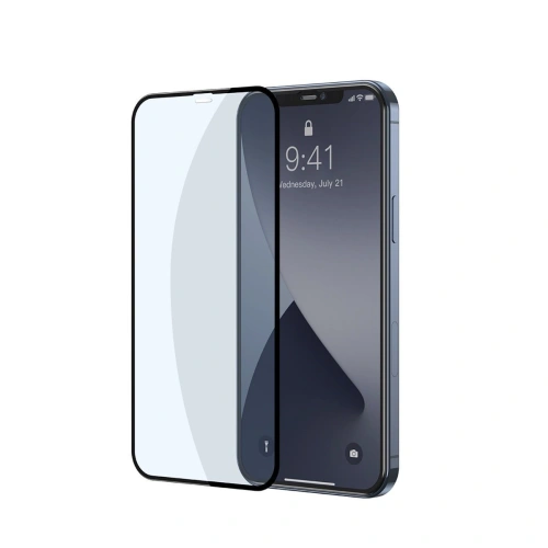 Kup Sticlă securizată cu filtru de lumină albastră 0.3mm Baseus Apple iPhone 12/12 Pro (2buc.) - BSU1915 - {ean13} - Sklep Home Screen