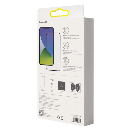 Kup Sticlă securizată cu filtru de lumină albastră 0.3mm Baseus Apple iPhone 12/12 Pro (2buc.) - BSU1915 - {ean13} - Sklep Home Screen