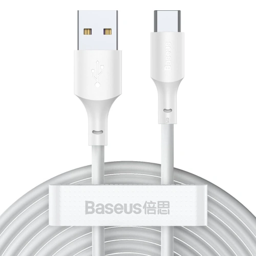 Kup Kabel USB-C Baseus Simple Wisdom, 40W, 5A, 1.5m (alb) 2buc. - BSU1917WHT - {ean13} - Sklep Home Screen