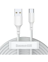 Kup Kabel USB-C Baseus Simple Wisdom, 40W, 5A, 1.5m (alb) 2buc. - BSU1917WHT - {ean13} - Sklep Home Screen