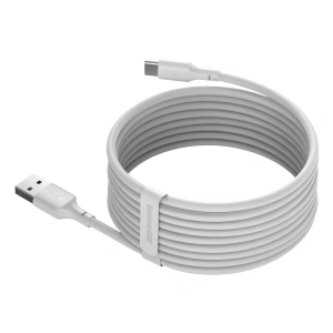 Buy Baseus Simple Wisdom Data Cable Kit USB to Type-C 5A 1.5m White - BSU1917WHT - {ean13} - Home Screen Store Europe