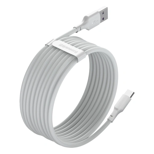 Buy Baseus Simple Wisdom Data Cable Kit USB to Type-C 5A 1.5m White - BSU1917WHT - {ean13} - Home Screen Store Europe