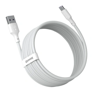 Kup USB-C kábel Baseus Simple Wisdom, 40W, 5A, 1.5m (fehér) 2db. - BSU1917WHT - {ean13} - Sklep Home Screen