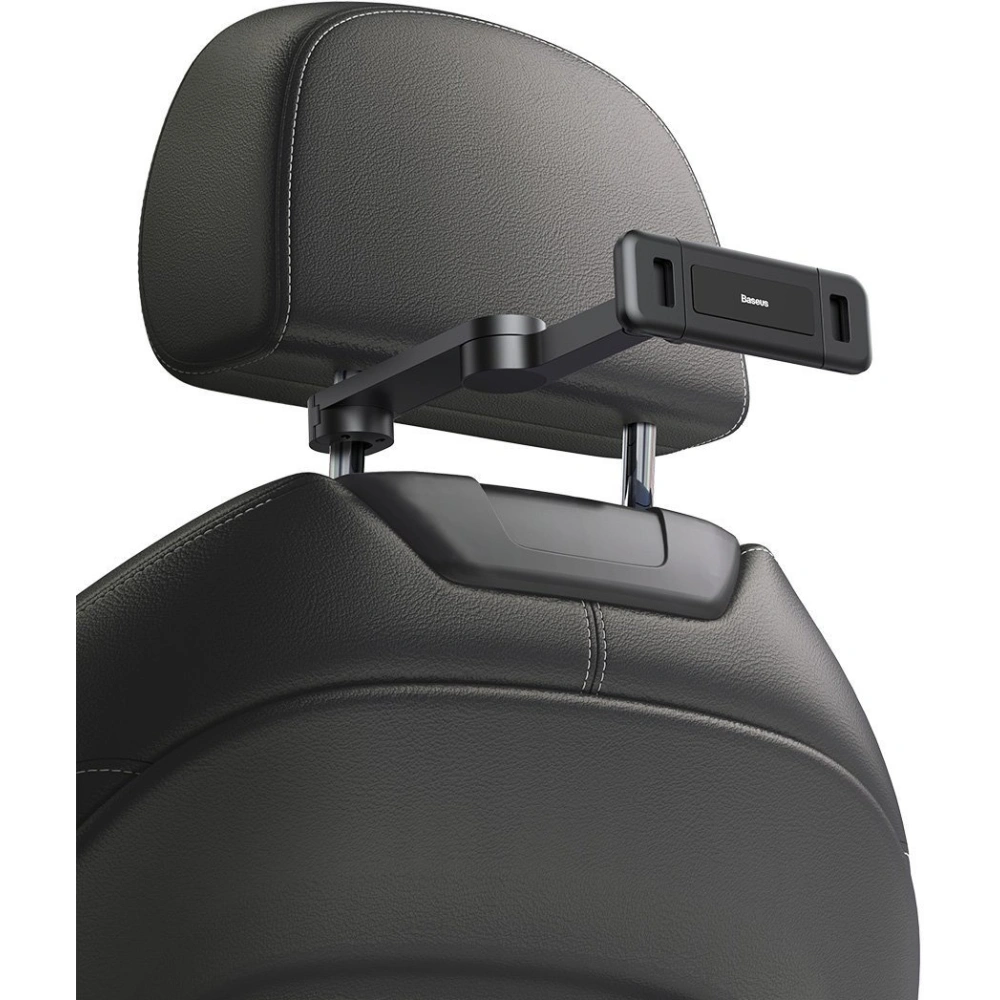 Uchwyt tabletu Baseus Fun Journey na zagłówek samochodowy (czarny)