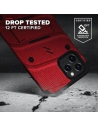 Kup Páncél tok Zizo Bolt Cover Apple iPhone 12/12 Pro 9H üveggel a kijelzőn + állvány & övcsat (piros/fekete) - ZIZ057REDBLK - {ean13} - Sklep Home Screen