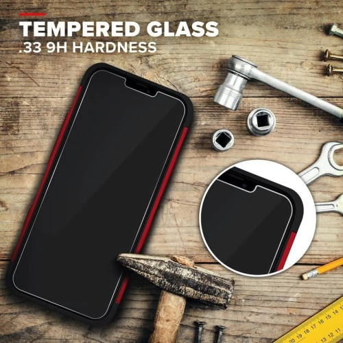 Kup Páncél tok Zizo Bolt Cover Apple iPhone 12/12 Pro 9H üveggel a kijelzőn + állvány & övcsat (piros/fekete) - ZIZ057REDBLK - {ean13} - Sklep Home Screen