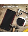 Kup Páncél tok Zizo Bolt Cover Apple iPhone 12/12 Pro 9H üveggel a kijelzőn + állvány & övcsat (piros/fekete) - ZIZ057REDBLK - {ean13} - Sklep Home Screen