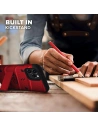 Kup Páncél tok Zizo Bolt Cover Apple iPhone 12/12 Pro 9H üveggel a kijelzőn + állvány & övcsat (piros/fekete) - ZIZ057REDBLK - {ean13} - Sklep Home Screen