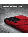 Kup Páncél tok Zizo Bolt Cover Apple iPhone 12/12 Pro 9H üveggel a kijelzőn + állvány & övcsat (piros/fekete) - ZIZ057REDBLK - {ean13} - Sklep Home Screen