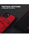 Kup Páncél tok Zizo Bolt Cover Apple iPhone 12/12 Pro 9H üveggel a kijelzőn + állvány & övcsat (piros/fekete) - ZIZ057REDBLK - {ean13} - Sklep Home Screen