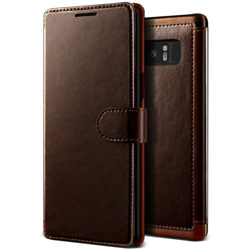 Etui VRS Design Layered Dandy Galaxy Note 8 Brown
