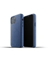 Etui Mujjo Full Leather Case Apple iPhone 12/12 Pro (albastru)
