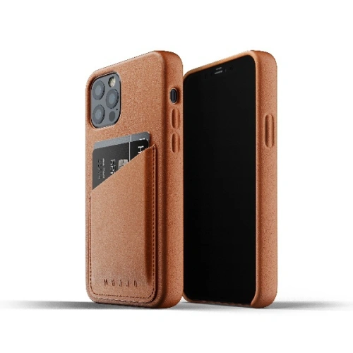 Buy Mujjo Full Leather Wallet Case Apple iPhone 12/12 Pro (brown) - MUJ040BR - {ean13} - Home Screen Store Europe