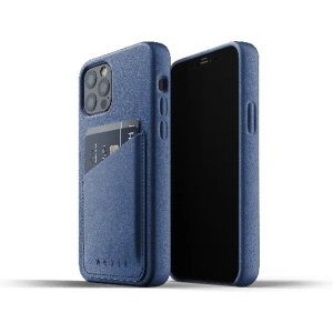 Kup Etui Mujjo Full Leather Wallet Case Apple iPhone 12/12 Pro (niebieskie) - MUJ042BLU - {ean13} - Sklep Home Screen