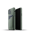 Etui Mujjo Full Leather Wallet Case Apple iPhone 12/12 Pro (zielone)