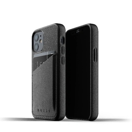 Kup Etui Mujjo Carcasă din Piele Completă pentru Apple iPhone 12 mini (negru) - MUJ054BLK - {ean13} - Sklep Home Screen