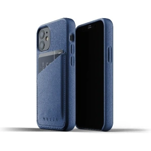 Kup Etui Mujjo Full Leather Wallet Case Apple iPhone 12 mini (niebieskie) - MUJ055BLU - {ean13} - Sklep Home Screen