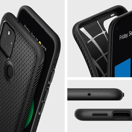 Buy Spigen Liquid Air Google Pixel 5 Matte Black - SPN1352BLK - {ean13} - Home Screen Store Europe