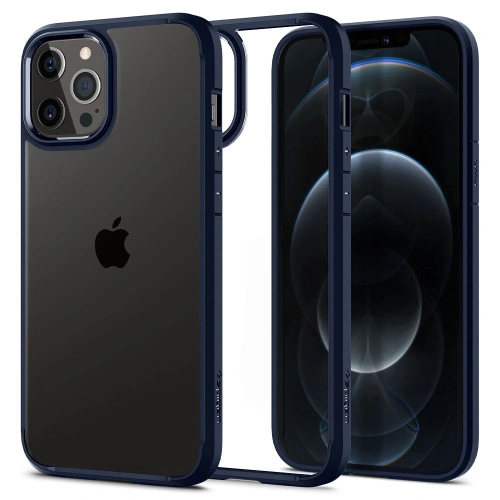 Kup Etui Spigen Ultra Hybrid Apple iPhone 12/12 Pro Albastru Navy - SPN1353BLU - {ean13} - Sklep Home Screen