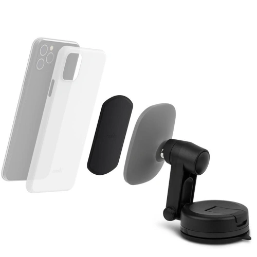 Buy Moshi SnapTo™Universal Car Mount for Effortless One-handed Mounting (Gray) - MOSH129GRY - {ean13} - Home Screen Store Europe