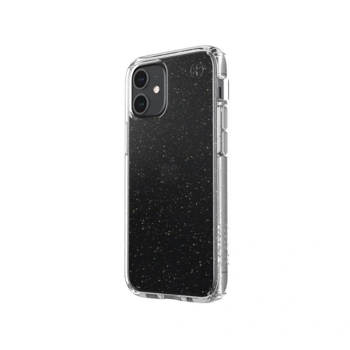 Kup Speck Apple Tasche Presidio Perfect-Clear Glitter iPhone 12 mini mit MICROBAN-Beschichtung (Gold Glitter/Clear) - SPK205GLDCL - {ean13} - Sklep Home Screen