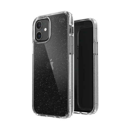 Kup Speck Apple Tasche Presidio Perfect-Clear Glitter iPhone 12/12 Pro mit MICROBAN-Beschichtung (Gold Glitter/Clear) - SPK206GLDCL - {ean13} - Sklep Home Screen