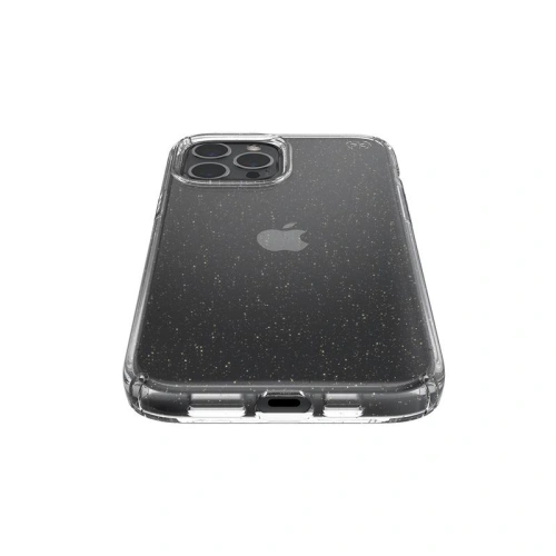 Kup Etui Speck Presidio Perfect-Clear Glitter Apple iPhone 12 Pro Max s povrchovou úpravou MICROBAN (Zlatý třpyt/Průhledný) - SPK207GLDCL - {ean13} - Sklep Home Screen