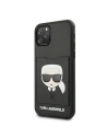 Kup Karl Lagerfeld Apple Tasche KLHCN58CSKCBK iPhone 11 Pro schwarz/schwarz Hardcase Ikonik mit Kartenslot - KLD380BLK - {ean13} - Sklep Home Screen