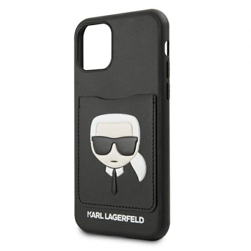 Kup Etui Karl Lagerfeld KLHCN58CSKCBK Apple iPhone 11 Pro fekete/hardcase Ikonik kártyatartóval - KLD380BLK - {ean13} - Sklep Home Screen