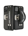 Karl Lagerfeld Apple Tasche KLHCN58HA2BK iPhone 11 Pro schwarz/schwarz Hardcase Iconic Hand Strap