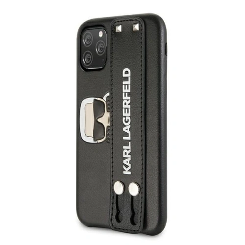Kup Karl Lagerfeld Apple Tasche KLHCN58HA2BK iPhone 11 Pro schwarz/schwarz Hardcase Iconic Hand Strap - KLD381BLK - {ean13} - Sklep Home Screen