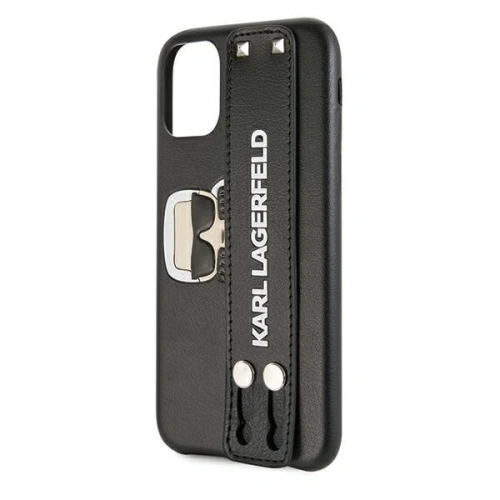 Kup Etui Karl Lagerfeld KLHCN58HA2BK Apple iPhone 11 Pro negru/black hardcase Iconic Hand Strap - KLD381BLK - {ean13} - Sklep Home Screen