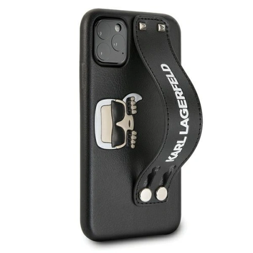 Kup Karl Lagerfeld Apple Tasche KLHCN58HA2BK iPhone 11 Pro schwarz/schwarz Hardcase Iconic Hand Strap - KLD381BLK - {ean13} - Sklep Home Screen