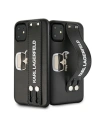 Etui Karl Lagerfeld KLHCN61HA2BK Apple iPhone 11 černý/black hardcase Iconic Hand Strap