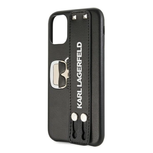 Kup Etui Karl Lagerfeld KLHCN61HA2BK Apple iPhone 11 fekete/hardcase Iconic Hand Strap - KLD382BLK - {ean13} - Sklep Home Screen