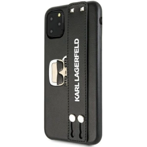 Kup Etui Karl Lagerfeld KLHCN65HA2BK Apple iPhone 11 Pro Max negru/black hardcase Iconic Hand Strap - KLD383BLK - {ean13} - Sklep Home Screen