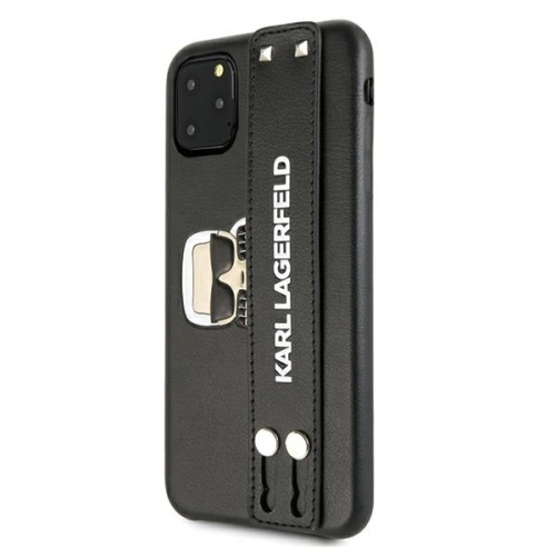 Kup Etui Karl Lagerfeld KLHCN65HA2BK Apple iPhone 11 Pro Max černé/black hardcase Iconic Hand Strap - KLD383BLK - {ean13} - Sklep Home Screen