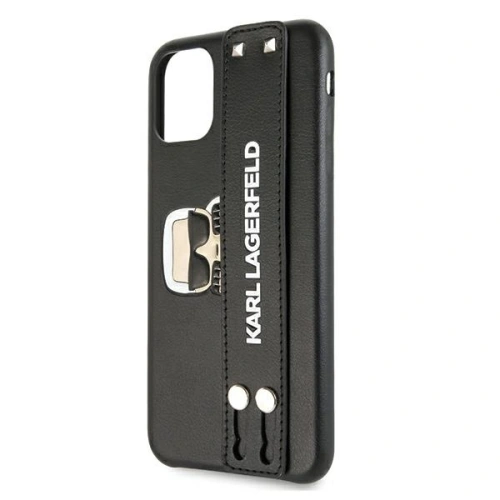 Kup Etui Karl Lagerfeld KLHCN65HA2BK Apple iPhone 11 Pro Max černé/black hardcase Iconic Hand Strap - KLD383BLK - {ean13} - Sklep Home Screen