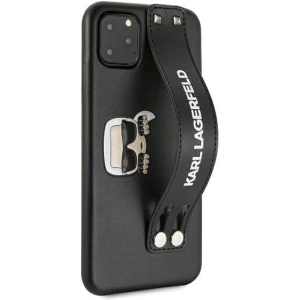 Buy Karl Lagerfeld KLHCN65HA2BK Apple iPhone 11 Pro Max black hardcase Iconic Hand Strap - KLD383BLK - {ean13} - Home Screen Store Europe