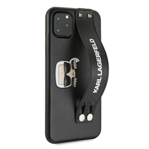 Kup Etui Karl Lagerfeld KLHCN65HA2BK Apple iPhone 11 Pro Max negru/black hardcase Iconic Hand Strap - KLD383BLK - {ean13} - Sklep Home Screen