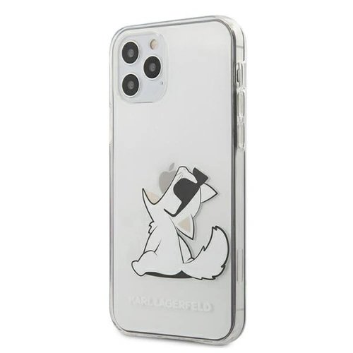 Kup Karl Lagerfeld Apple Tasche KLHCP12LCFNRC iPhone 12 Pro Max transparentes Hartschalenetui Choupette Fun - KLD384CL - {ean13} - Sklep Home Screen
