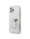 Etui Karl Lagerfeld KLHCP12LCFNRC Apple iPhone 12 Pro Max transparentní tvrdý kryt Choupette Fun