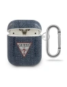 Guess Apple Tasche GUACA2TPUJULDB AirPods Hülle marineblau/dunkelblau Jeans Collection