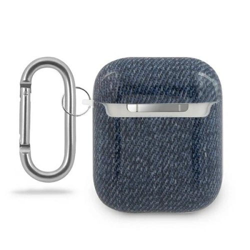Kup Guess Apple Tasche GUACA2TPUJULDB AirPods Hülle marineblau/dunkelblau Jeans Collection - GUE711BLU - {ean13} - Sklep Home Screen